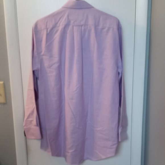 MENS PURPLE STAFFORD DRESS SHIRT REGULAR FIT SIZE 16 32-35 - Picture 2 of 3